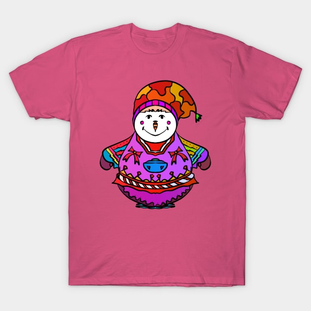 snow balloon doll T-Shirt by pleasuretshirt